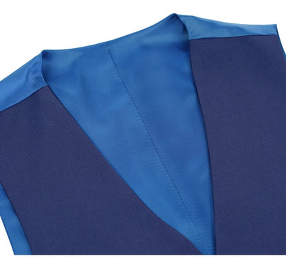 Renoir Mens Vest 201-20-ROY-BLU ( Classic Fit Suit Separate Vest )
