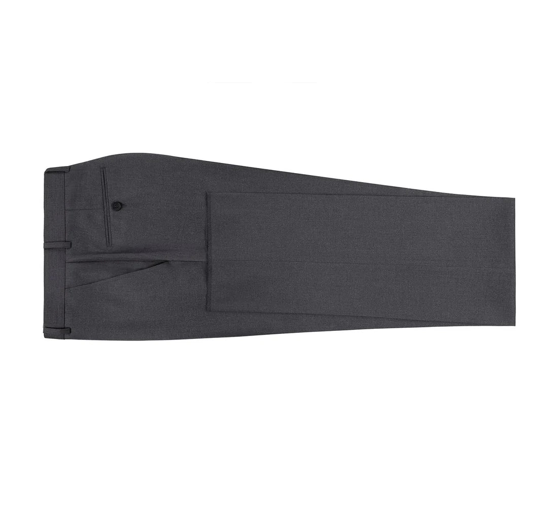 Renoir Mens Pant 202-1-CHAR ( Flat Front Suit Separate Pants )