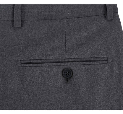 Renoir Mens Pant 202-1-CHAR ( Flat Front Suit Separate Pants )