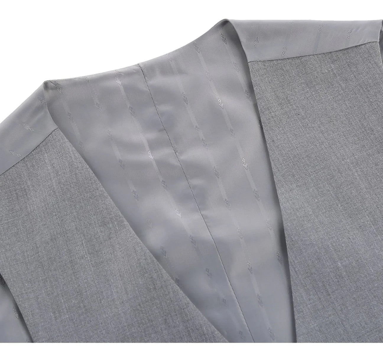 Renoir Mens Vest 202-2-GRY ( Classic Fit Suit Separate Vest )