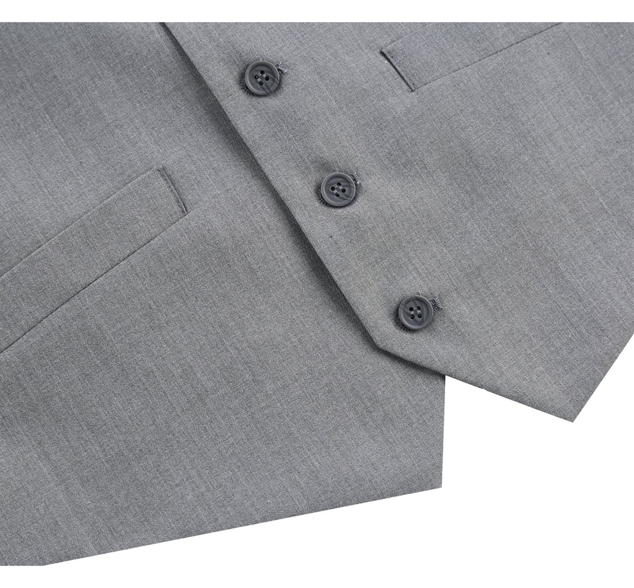 Renoir Mens Vest 202-2-GRY ( Classic Fit Suit Separate Vest )