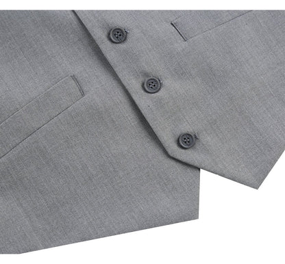 Renoir Mens Vest 202-2-GRY ( Classic Fit Suit Separate Vest )