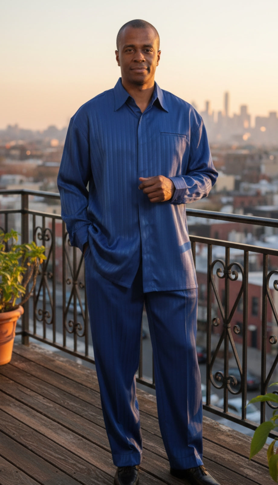 Fortino Landi 2752-NY Mens Walking Suit