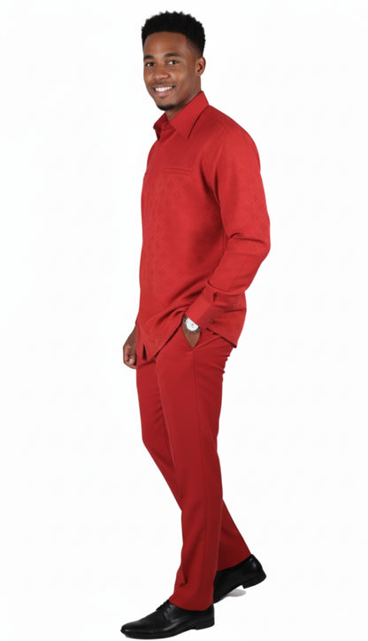 Fortino Landi 2762-RE Mens Walking Suit