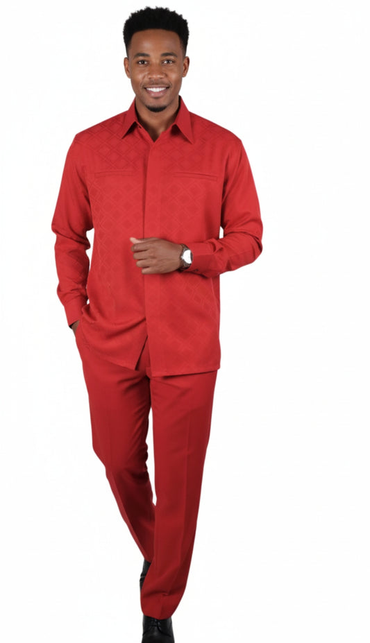 Fortino Landi 2762-RE Mens Walking Suit