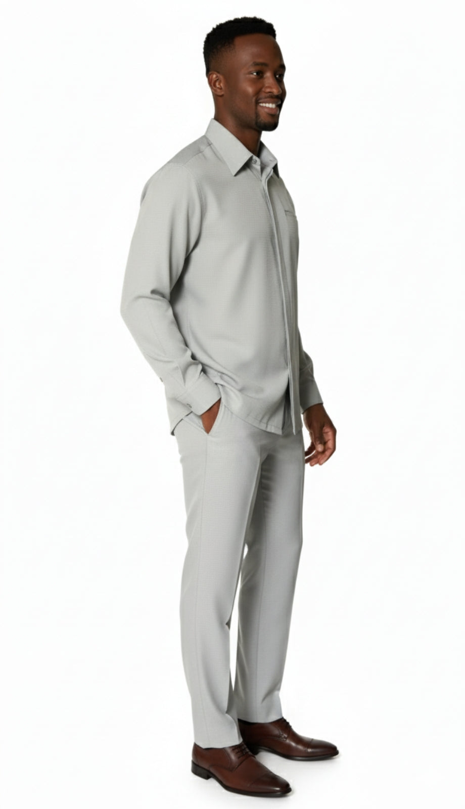 Fortino Landi-2763-SI Mens Walking Suit