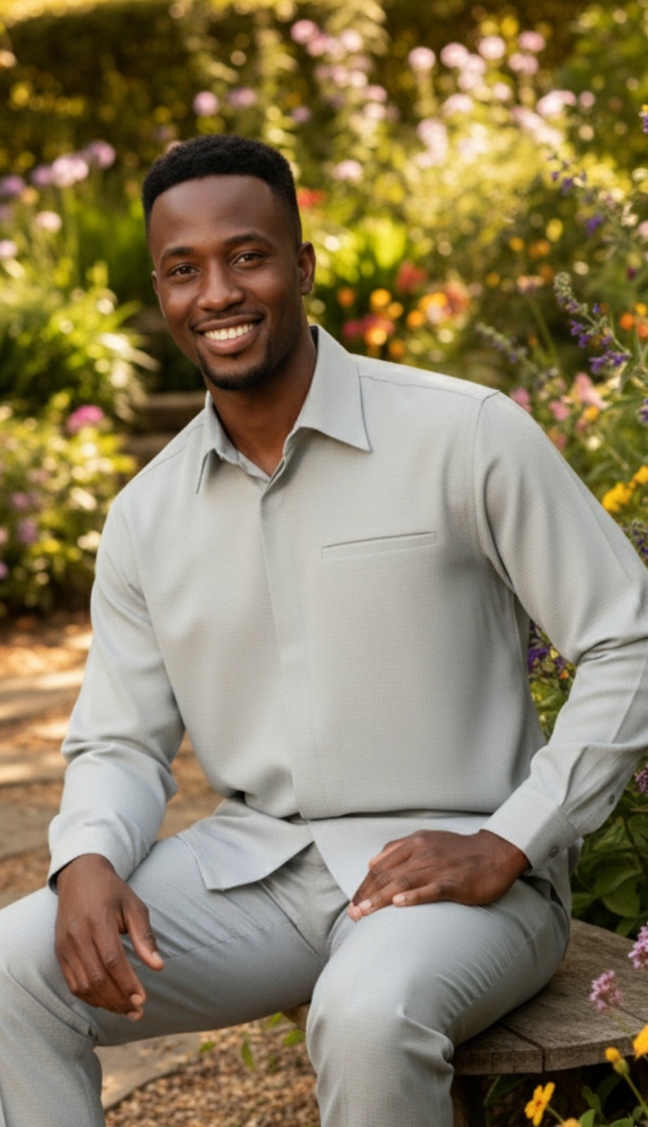 Fortino Landi-2763-SI Mens Walking Suit