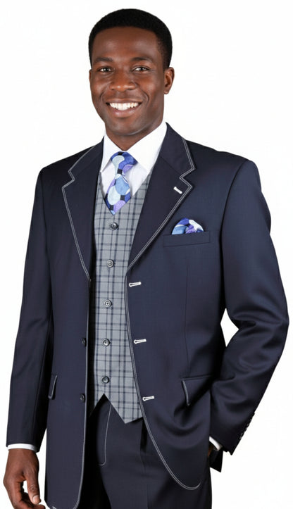 Milano Moda 2916-NA Mens Suit