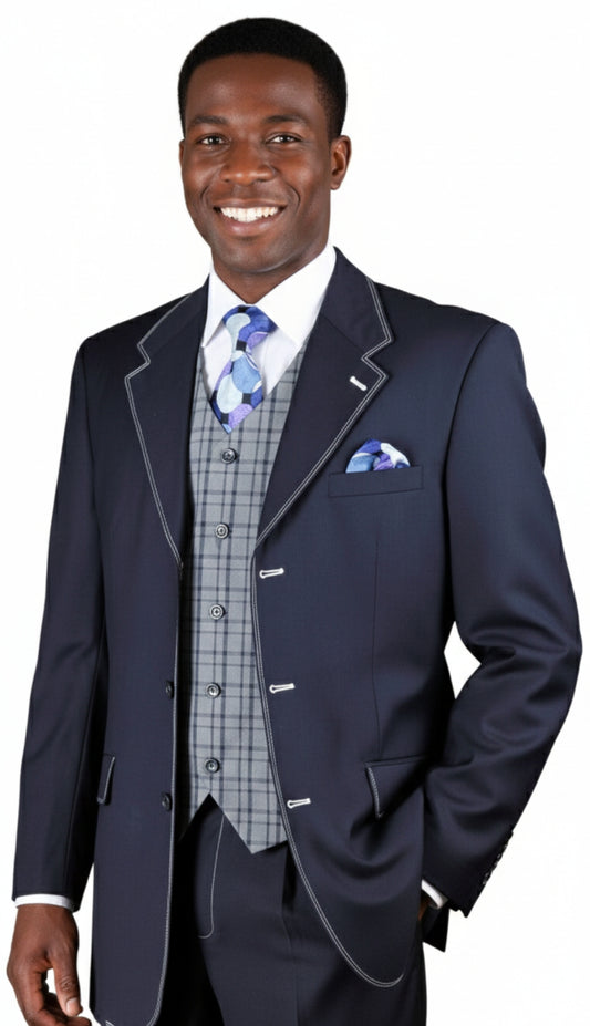 Milano Moda 2916-NA Mens Suit