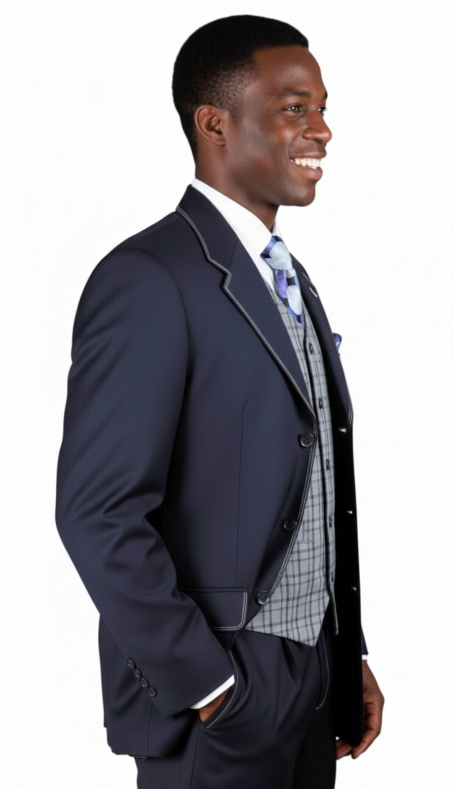 Milano Moda 2916-NA Mens Suit