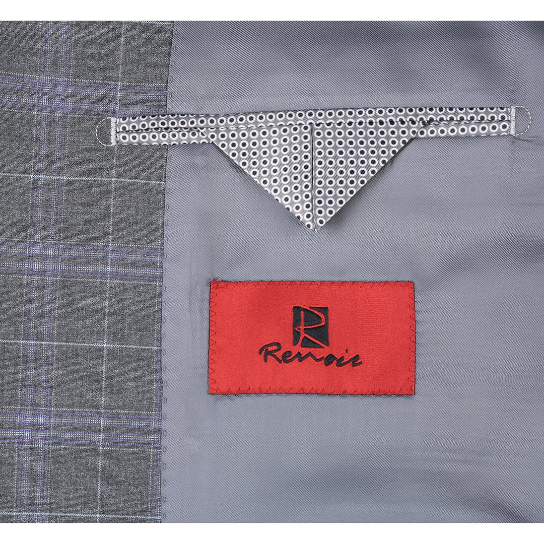 Renoir Mens Suit 293-25-DIMGRY