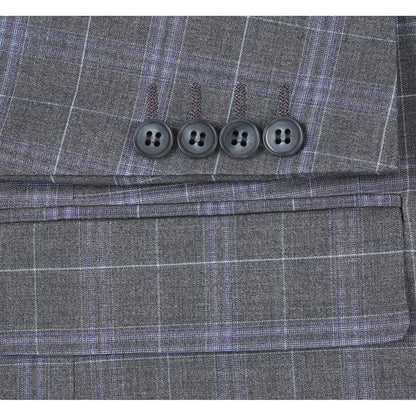 Renoir Mens Suit 293-25-DIMGRY