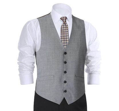 Renoir Mens Vest 508-5-LG ( Classic Fit Suit Separate Wool Vest )