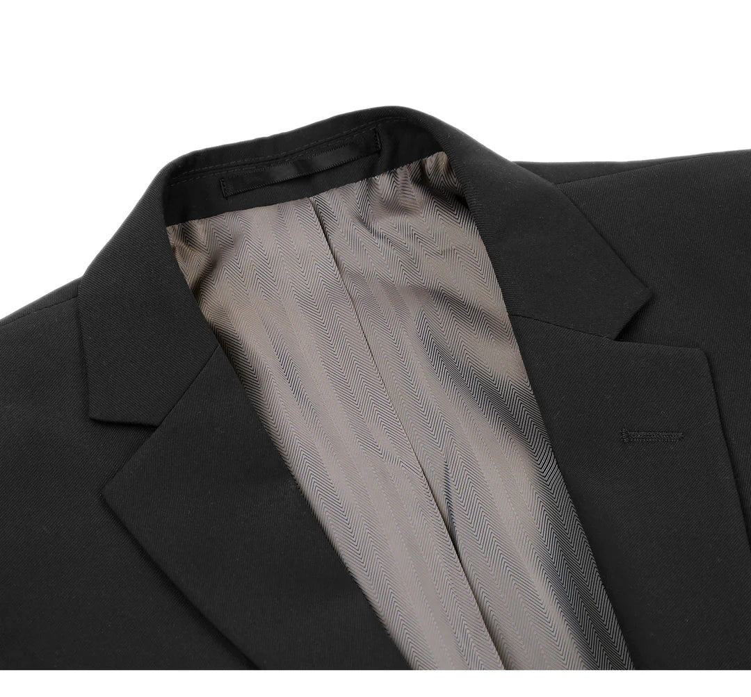 Alessandro Vitello Mens Suit 508A-1-BLK