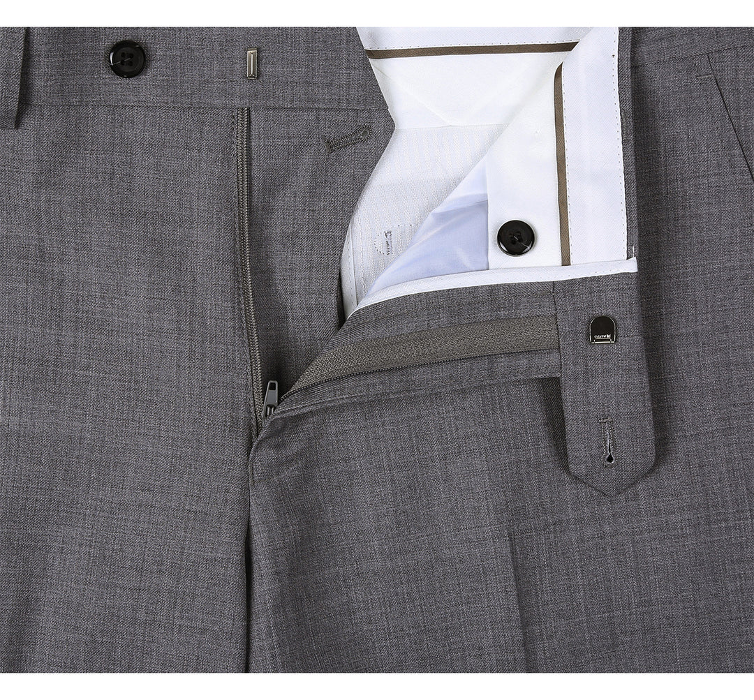 Alessandro Vitello Mens Suit 508A-3-GRY