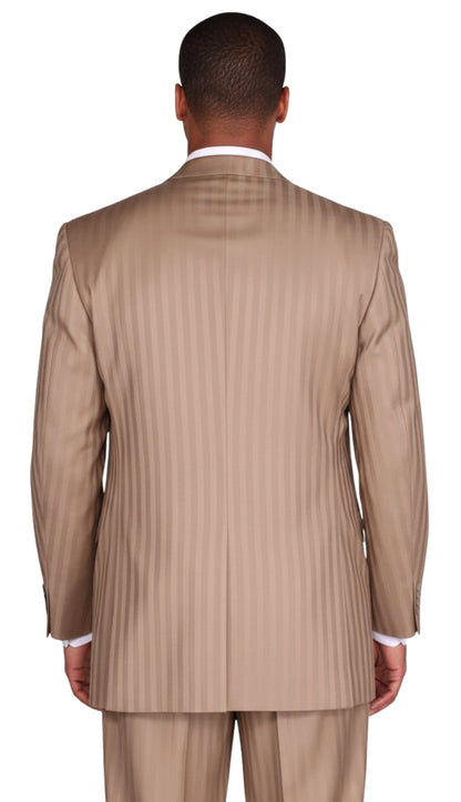 Milano Moda 5267V-TAN Mens Suit