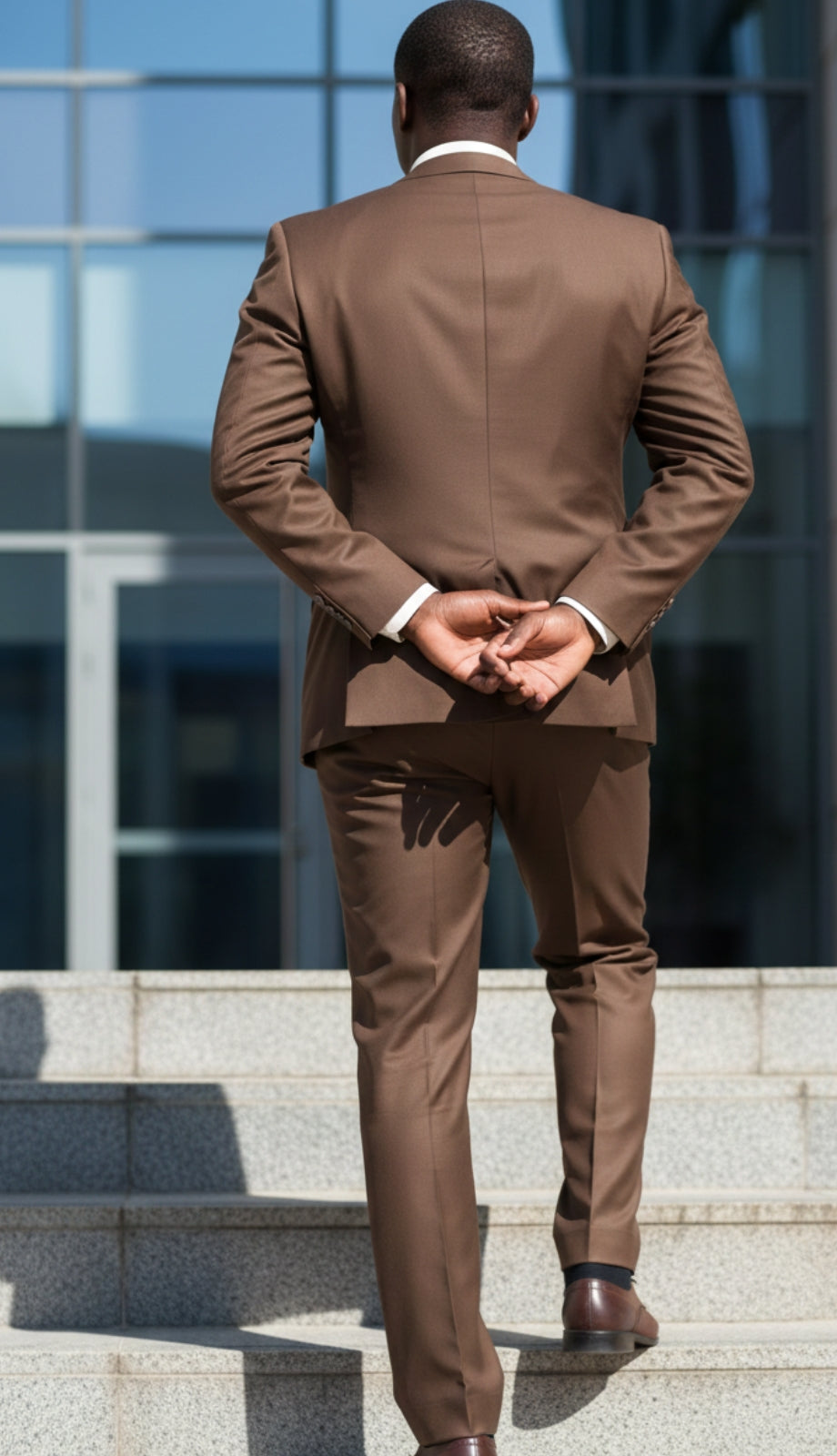 Iconic 5604-7-BRN Mens Suit