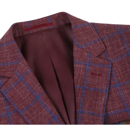 Renoir 563-2-BURG Mens Blazer