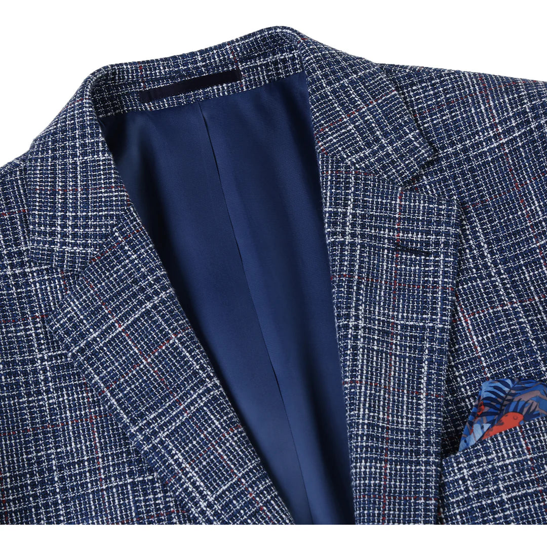 Renoir 563-3-BLUE Mens Blazer