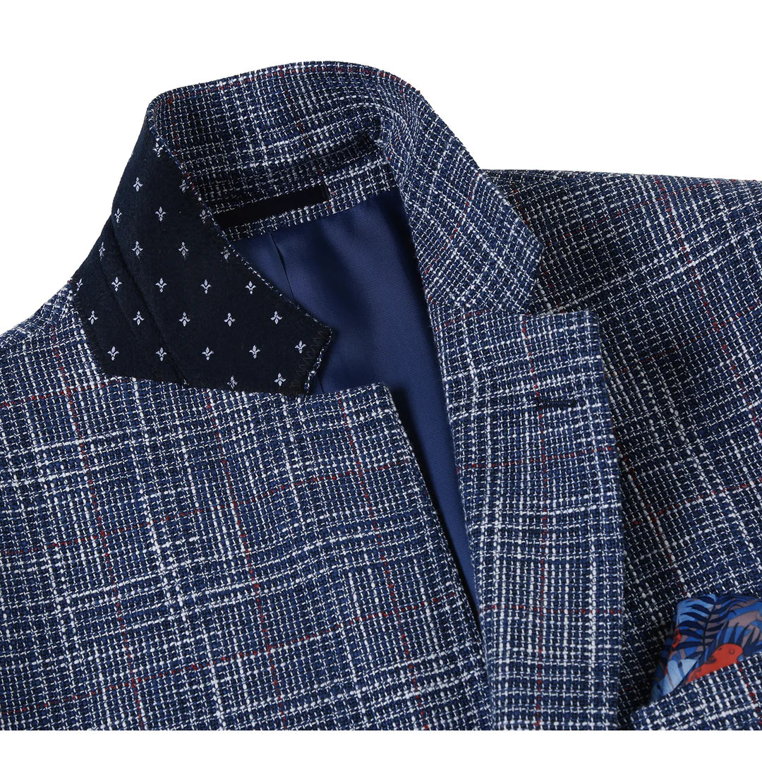 Renoir 563-3-BLUE Mens Blazer