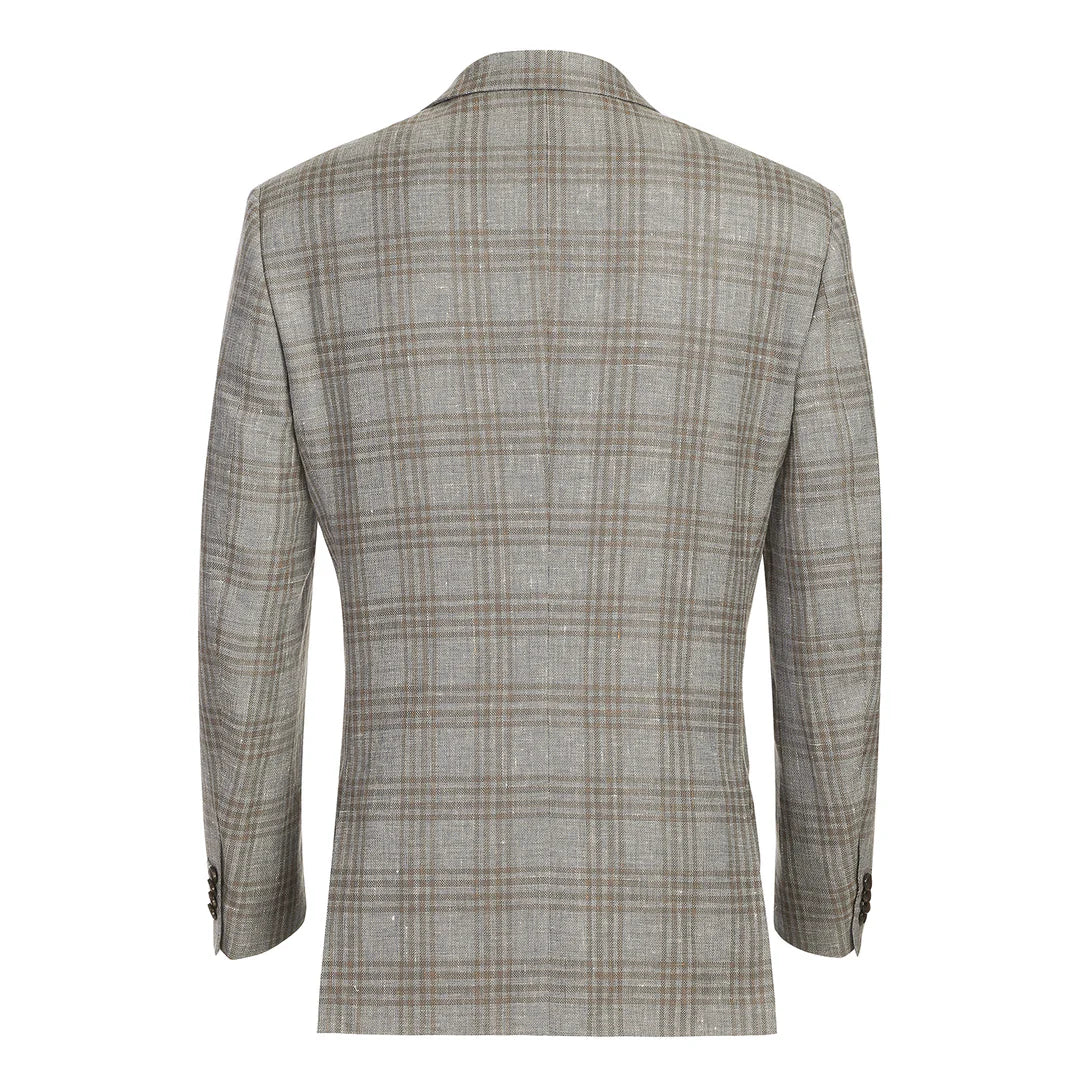 Renoir 565-13-GRY-BRN Mens Blazer