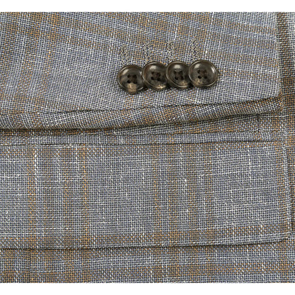 Renoir 565-13-GRY-BRN Mens Blazer