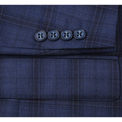 Renoir Mens Suit 566-14-NAVY