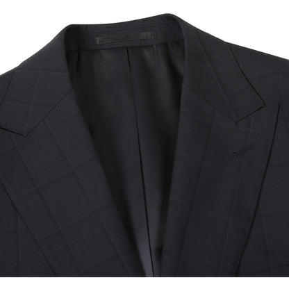 Renoir Mens Suit 566-15-BLK