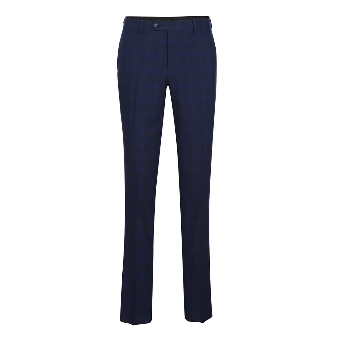 Alessandro Vitello Mens Suit 566-7-BLUE