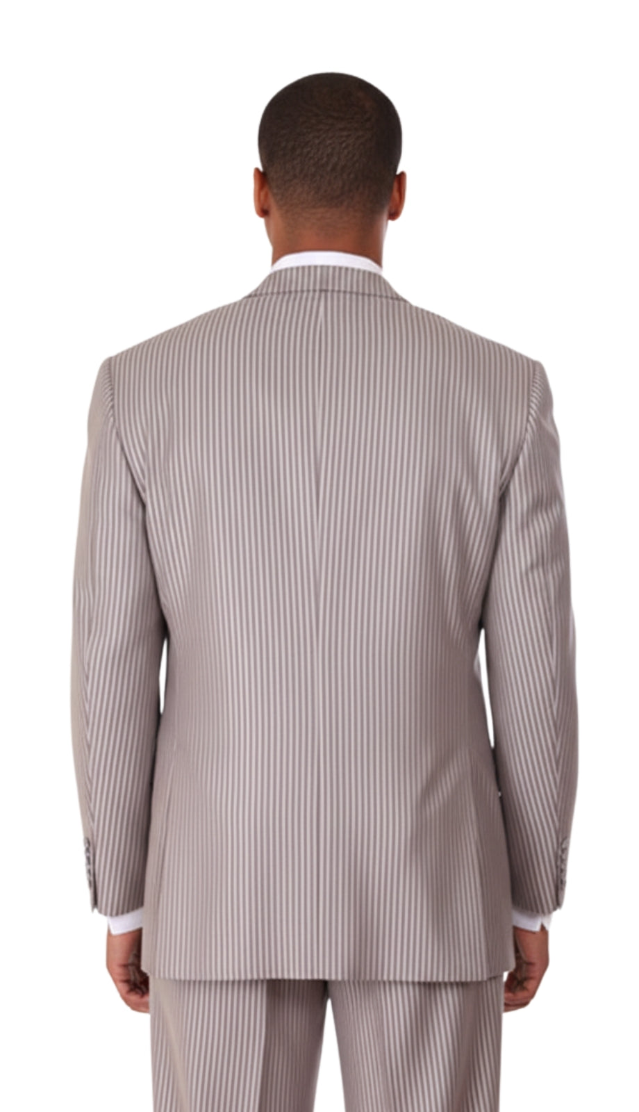 Milano Moda 5802V5-SIL Mens Suit