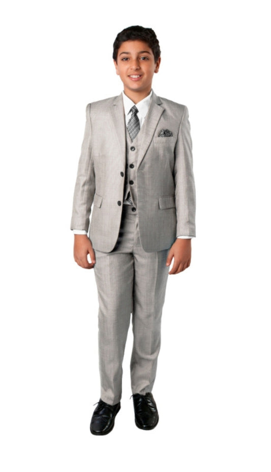 Tazzio B394-05-LT-GRY Boys Suit