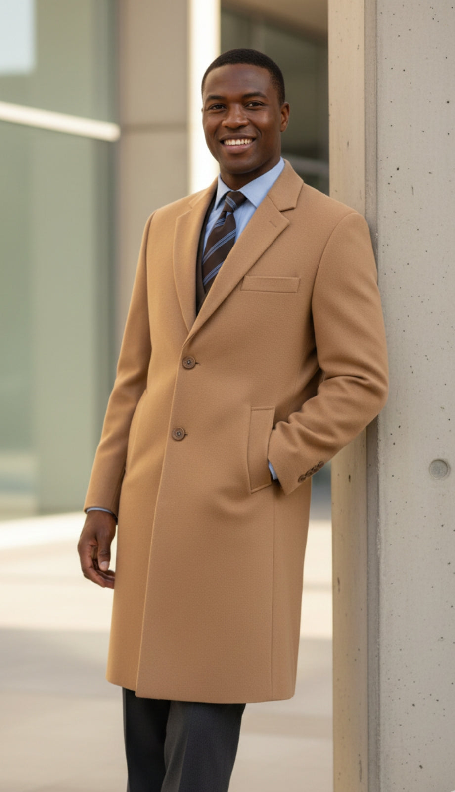 Vinci CL48-CA Mens Top Coat – Mens Suit World