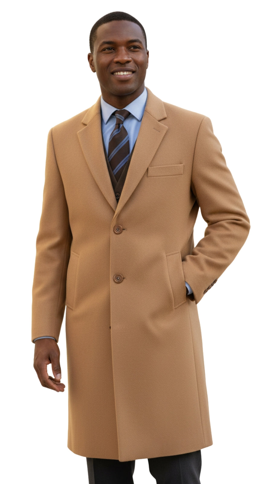 Vinci CL48-CA  Mens Top Coat