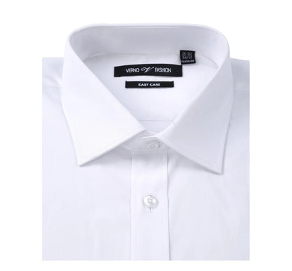Verno CS0220-WHT Mens Shirt