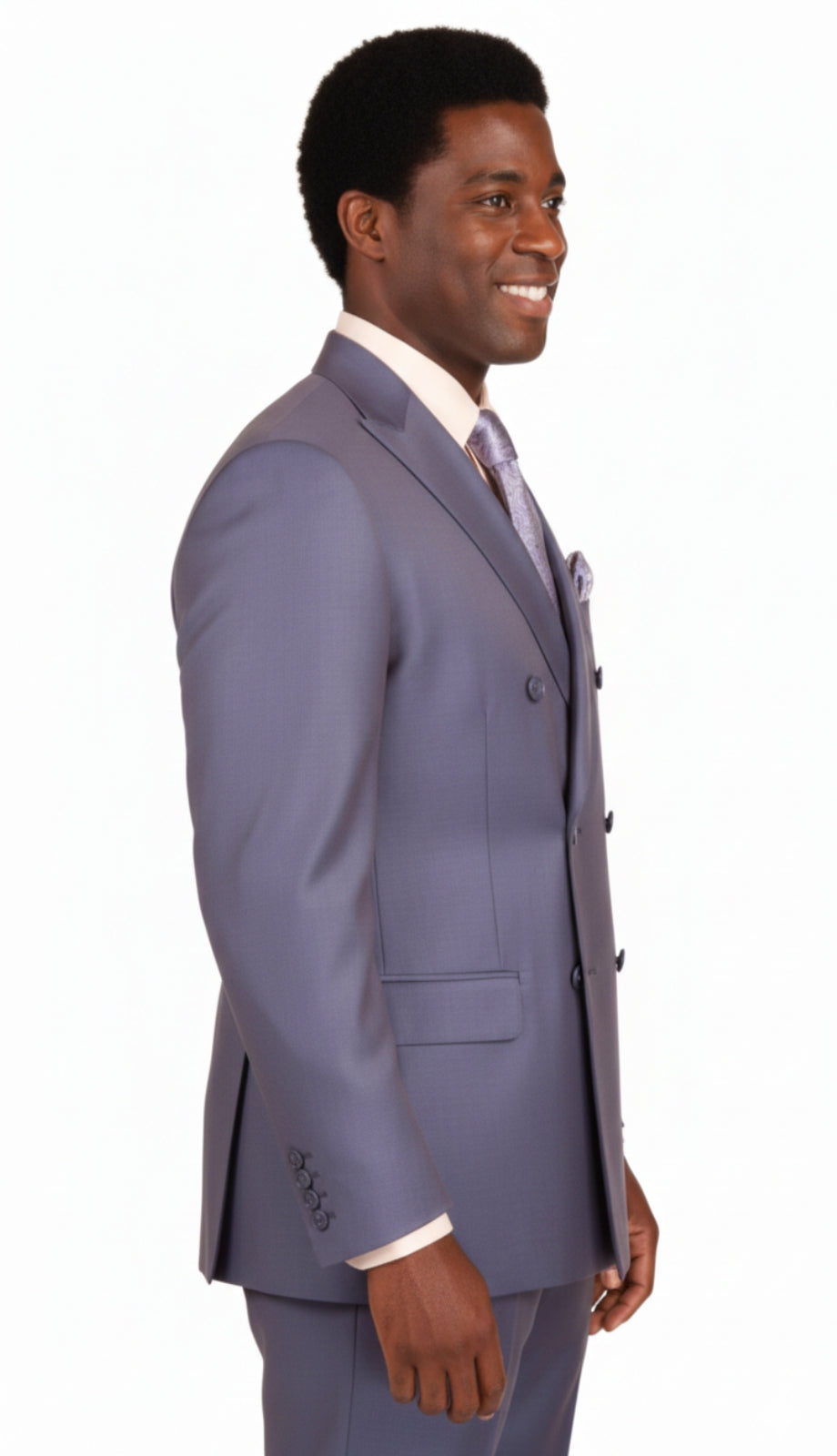 Vinci DRK-5-PUR Mens Church Suit