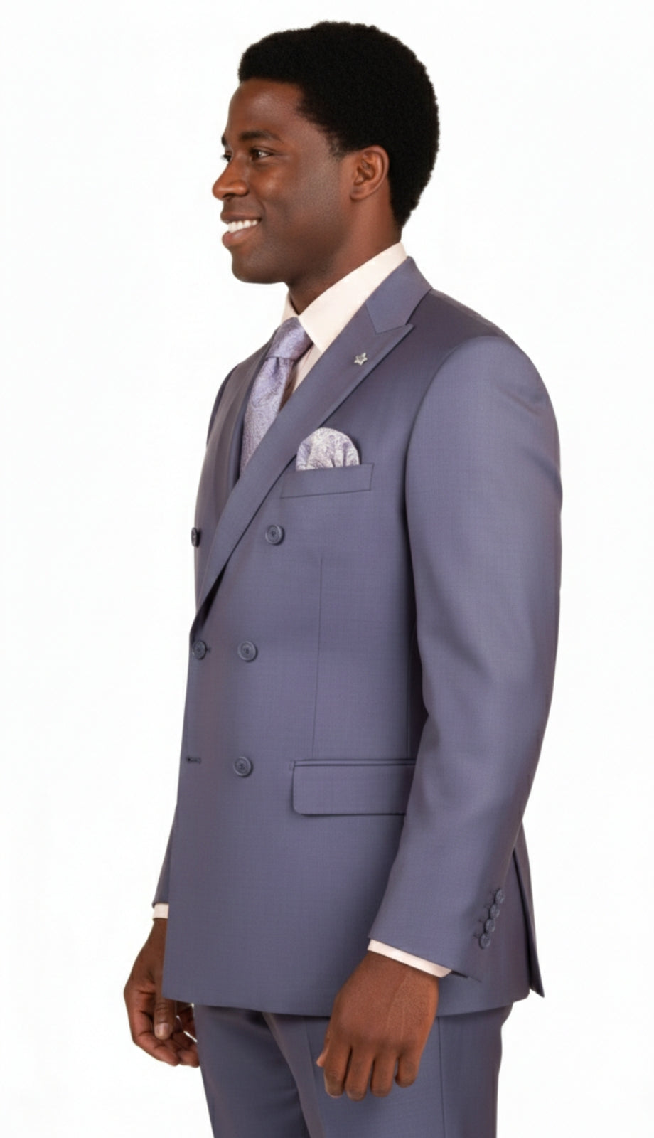 Vinci DRK-5-PUR Mens Church Suit