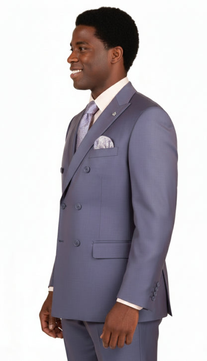 Vinci DRK-5-PUR Mens Church Suit