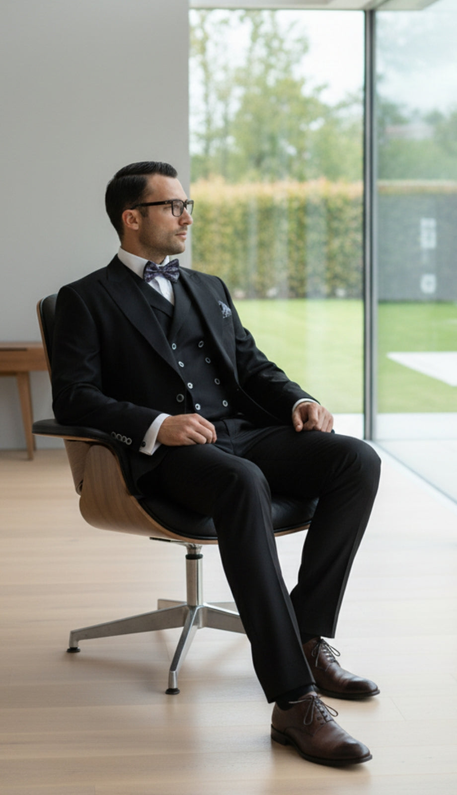 Statement  FLORENCE-BLK Mens Suit