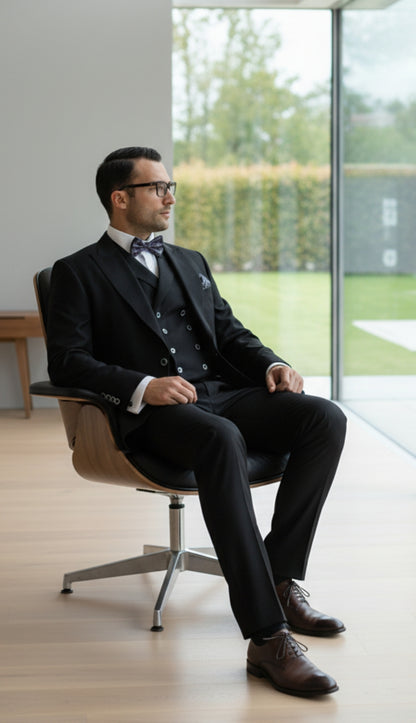 Statement  FLORENCE-BLK Mens Suit