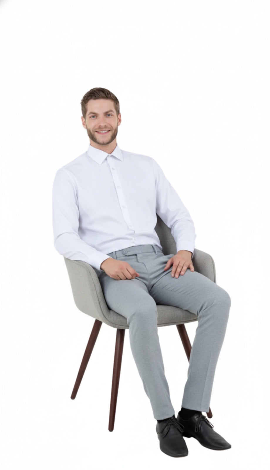 TAZZIO MP110S-03-GREY Mens Dress Pants & Vest Set