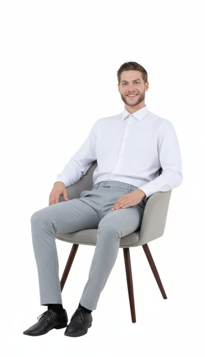 TAZZIO MP110S-03-GREY Mens Dress Pants & Vest Set