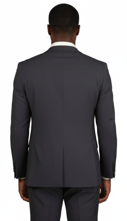 Vinci MV2K-3-BLK Mens Suit