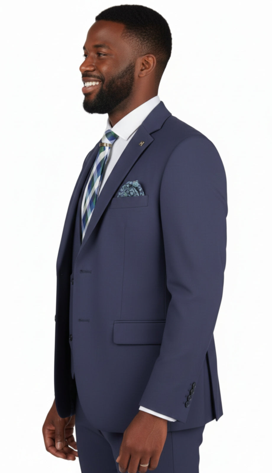 Vinci MV2K-3-NVY Mens Suit