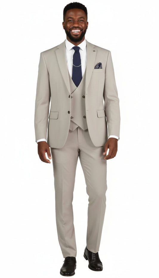 Vinci MV2K-3-TAN Mens Church Suit