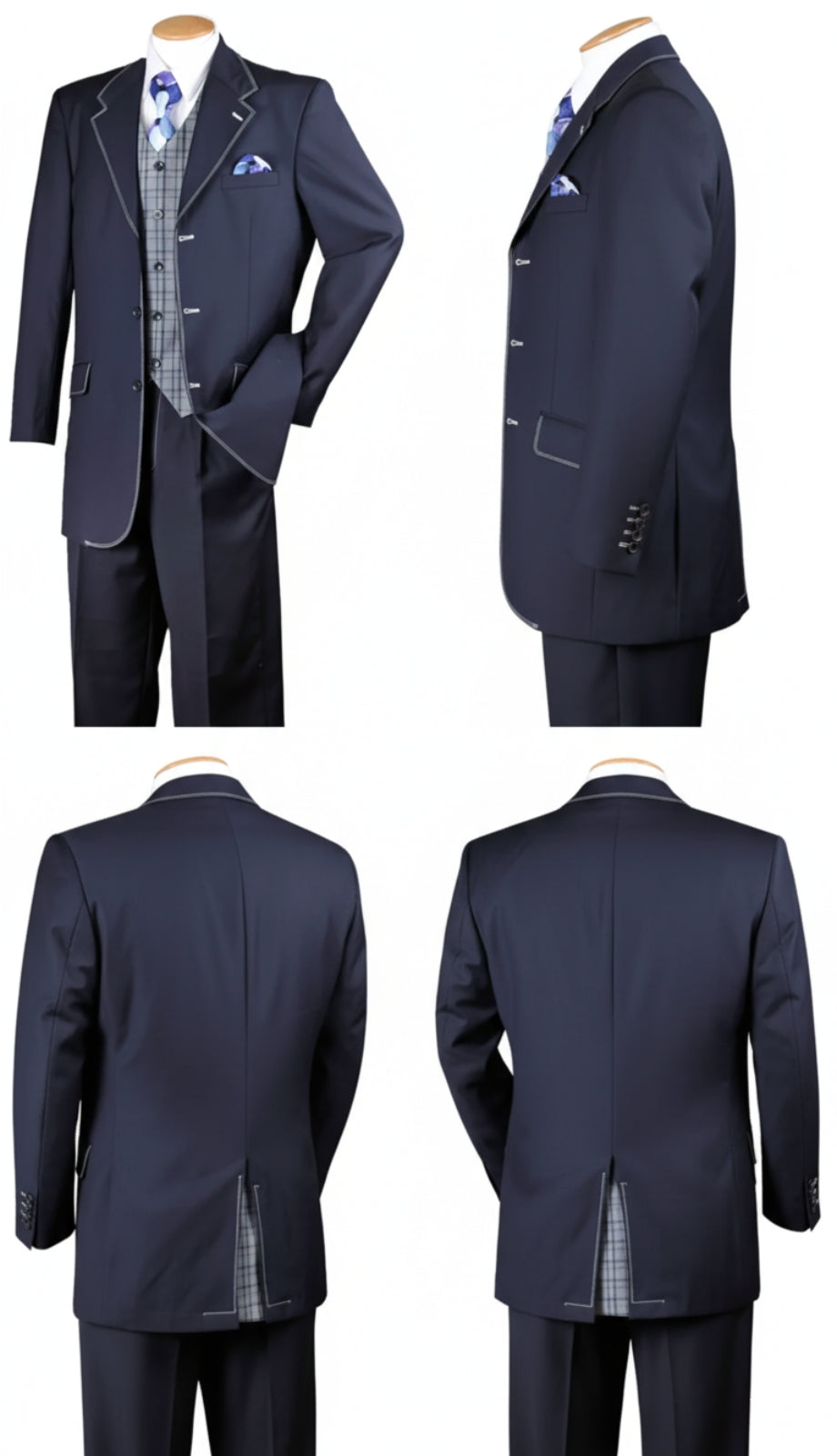 Milano Moda 2916-NA Mens Suit