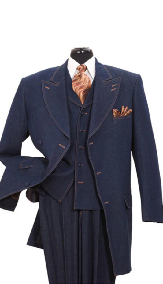 Milano Moda 5283V-D Mens Suit