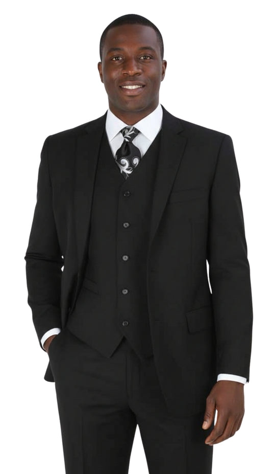 Iconic P3201-BLK Mens Suit