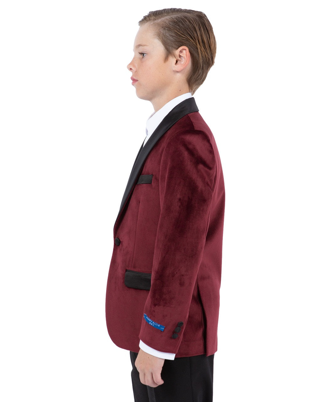 PERRY ELLIS PBJ408-03-BURG Boys Suit