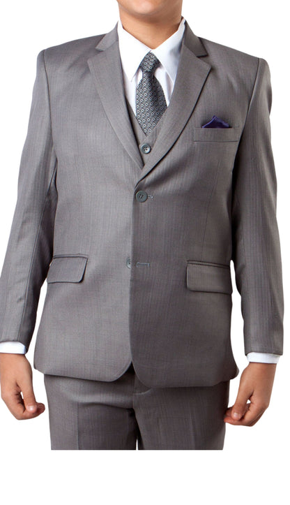 Tazzio B348-03-LIGHT-GRY Boys Suit