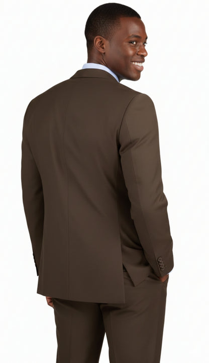 Vinci  S-2PP-BRN Mens Suit